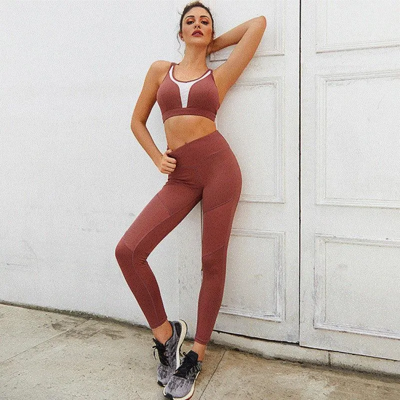 Women tank tops Yoga Set Fitness