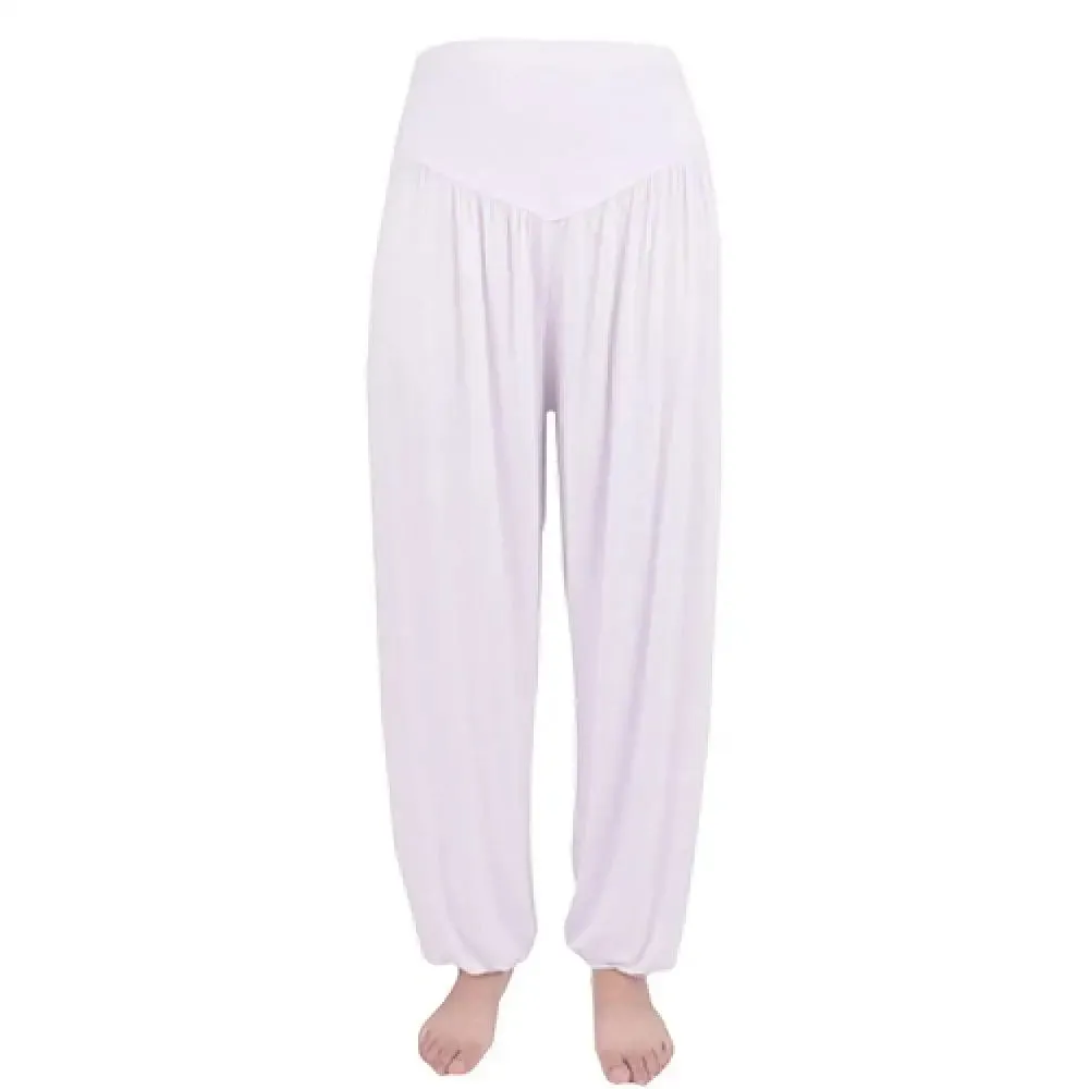 Women’s Boho Harem Pants - Comfy Loose Long Yoga Trousers, Belly Dance Wide Leg Bloomers & Casual Sweatpants