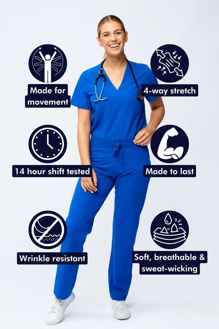 Women's Essential Straight-Cut Scrub Pants - Petite and Tall