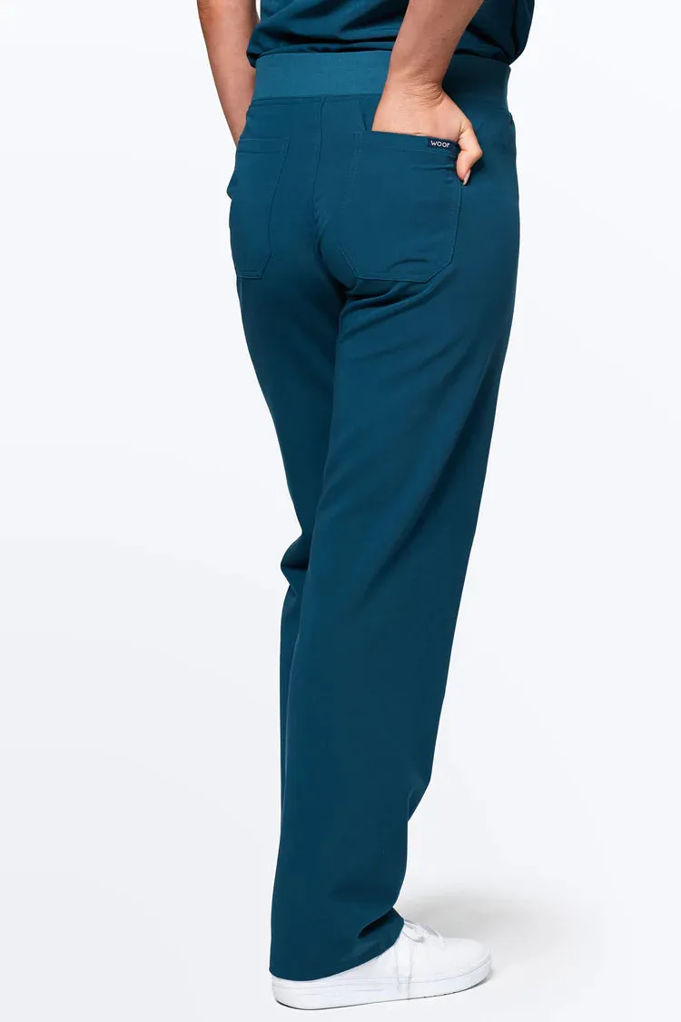 Women's Essential Straight-Cut Scrub Pants - Petite and Tall