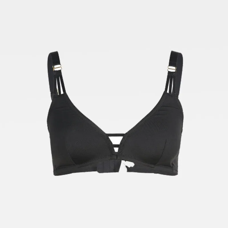 Women's Simple Solid Black Comfortable Bra