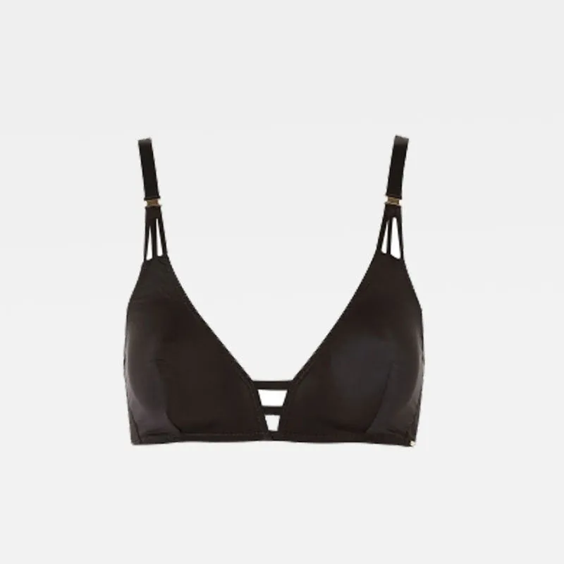 Women's Simple Solid Black Comfortable Bra