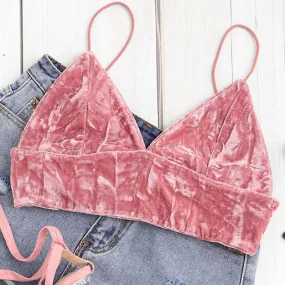 Women's Summer Velvet Bra