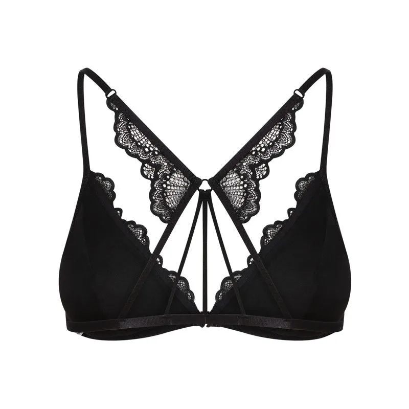 Women's Transparent Lace Bra