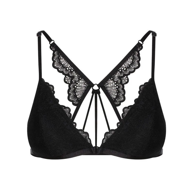 Women's Transparent Lace Bra