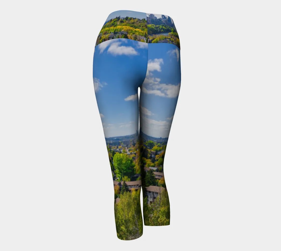 Women's Yoga Capris - McHugh Bluff Fall
