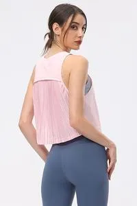 WXFAN-Pleated-back Tank/Adult