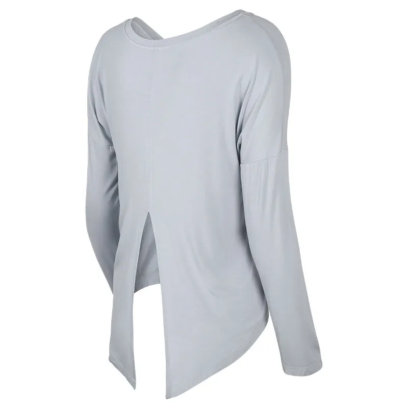 Yoga Cozy Breathable Jogging Sporty Tops Women Training Long Sleeved T-Shirt Activewear