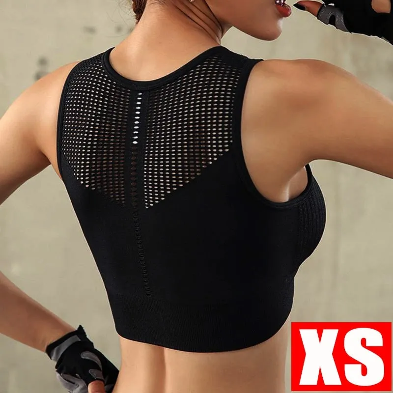 Yoga Crop Top Sports Bra Push Up
